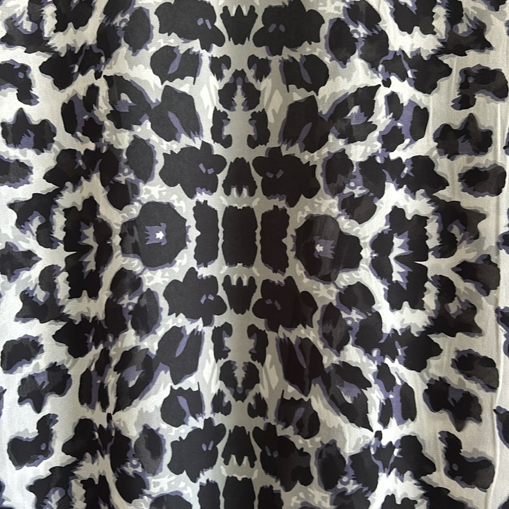 Steve Madden | Duster Kimono Beach Coverup Boho Sheer (OS) Animal Print - Picture 7 of 8